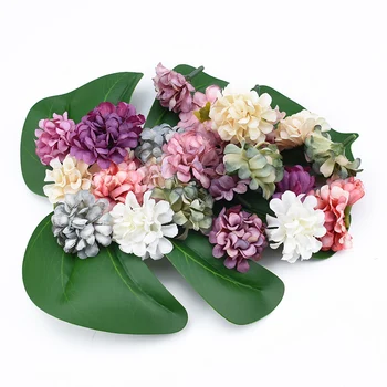 6pcs Šilko Gvazdikų galvos gėlių sienos Motinos Diena dekoratyvinės gėlės nuotaka sagė dirbtinės gėlės šalies namų puošybai