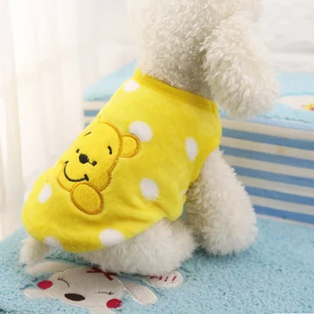 Šuo Vest Žiemos Vilnos Šilta Liemenė Animacinių filmų Rabiit Mažylis šunelis Drabužius Mažų Šunų T Shirt 10 Spalvą Pasirinkti