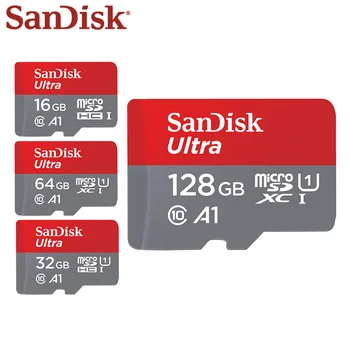 Originalios Sandisk Micro SD kortelės Class10 TF Kortelė 16gb 32gb 64gb 128gb 400gb 100MB/s Atminties Kortelę Samrtphone Ir Tablet PC