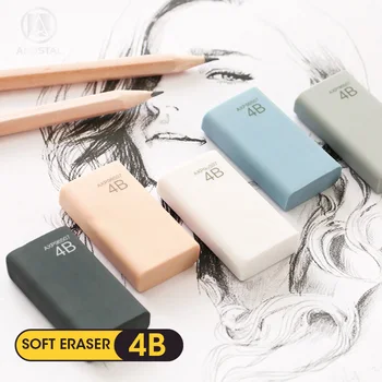 M&G 4pcs Premium Minkštos Spalvos Trintukas Kawaii Gumos Trintukai Mini pieštuko trintukas guma rinkinys, skirtas mokyklos raštinės reikmenys gumos