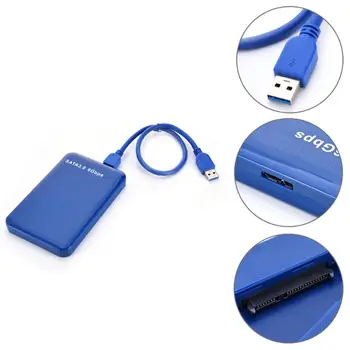 VSD Atveju, 2.5 colių SATA į USB 3.0 Kietojo Disko Aptvarą SSD Diskas HDD Dėžutės Atveju Paramos UASP HD Išorinio Kietojo Disko viršelį