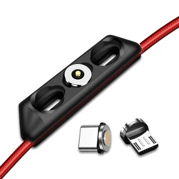3 PIN Magnetinės Galvutės Tipas C Micro USB Magnetas Vielos Patarimas Žvakės Organizatorius Universal Kabelio Jungtis, Saugojimo Dėžutė