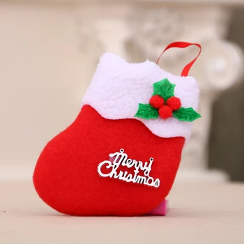 Kalėdų Dekoracijos/Maži Batai Pakabukas/Pliušinis Kalėdų Kojinę Pakabukas/Kalėdų Dovanų Maišelis/ChristmasTree Papuošalai