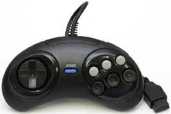 Naujas 6 Skaitmeniniai Mygtukai Laidinio Valdytojas Trinkelėmis Sega Mega Drive Megadrive Gamepad Kreiptuką Sega Genesis MD