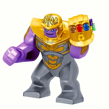 Didelis Dydis Herojai Thanos Su Pirštinė Begalybės Karo Endšpilis Duomenys Kūrimo Bloką, Žaislai Constuction Dovana Vaikams