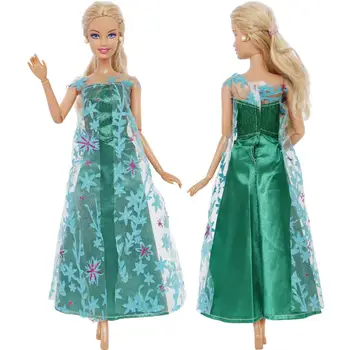 1 Vnt Pasakos Princesė Dress Maišyti Stilius Spalvinga Vestuves Suknelė Sijonas Drabužius Barbie Lėlės Priedai Žaislas