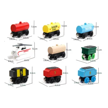 Naujas Emily Medienos Traukinio Magnetinės Medinės Traukinių Modelio Automobilių Žaislas Suderinama su Brio Prekės Dainos Geležinkelio Lokomotyvų Žaislai, Vaikų