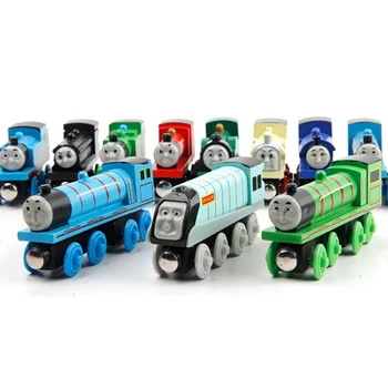 Naujas Emily Medienos Traukinio Magnetinės Medinės Traukinių Modelio Automobilių Žaislas Suderinama su Brio Prekės Dainos Geležinkelio Lokomotyvų Žaislai, Vaikų