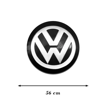 4pcs 56mm Automobilių Ratų Centras Hub Bžūp Ženklelis Logotipas, Emblema Decal Varantys Lipdukas Stilius Volkswagen Golf 4 6 7 GTI Tiguan Passat B5