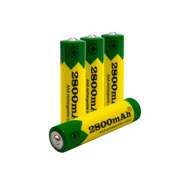 2-20PCS AAA Baterijos Šarminės 2800 MAH 1,5 V AAA tipo įkraunama baterija, Baterijos Nuotolinio Valdymo Žaislas Baterija Baterija Šviesos