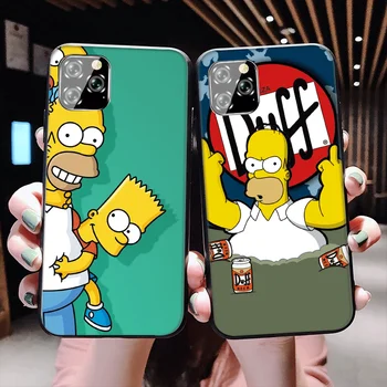 Mielas Animacinių filmų Simpson Mobiliojo Telefono Atveju TPU 
