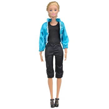 Sporto Dėvėti Komplektai Rinkinys Barbie BJD Doll Drabužių Priedai Žaisti Namas, Padažu, Vaikams, Žaislai , Įvairių Spalvų