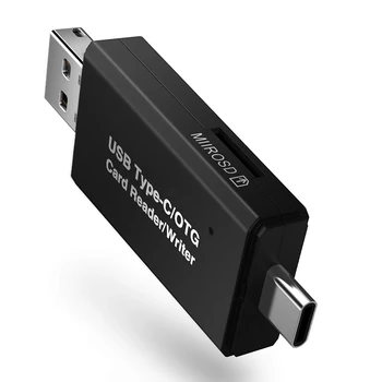 SD Kortelių Skaitytuvas USB 3.0 Kortelių Skaitytuvas USB Adapteris C Tipo Micro TF/SD Atminties Kortelių Skaitytuvas Flash Drive Adapteris 3 In 1 OTG Cardreader