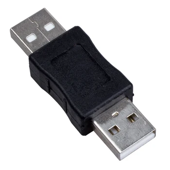 USB A Male Vyrų Jungties Adapteris Juoda