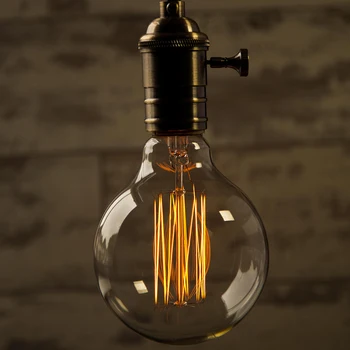KARWEN Edison lemputė lampada retro kaitrinė 40w ampulä-Antikvarinių ir senovinių lempa E27 220V Už Dekoro, Kaitinamosios Lemputės Sieniniai šviestuvai