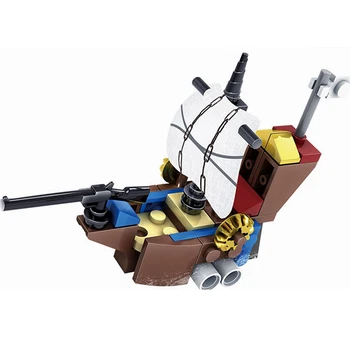Kūrėjas Piratų Laivo Piratų Ryklys Gyvūnus Duomenys Reikmenys Dalis SS Modelio Blokai Žaislai Vaikas Kūrėjai Piratai Filmą