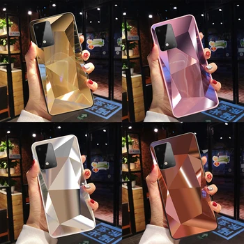 Diamond 3D Veidrodis, Telefono dėklas, skirtas Samsung Galaxy S20 Ultra S10 S8 S9 Plus S7 Krašto S10E A51 A71 A10 A30 A50 A70 10 Pastaba Pro Dangtelį