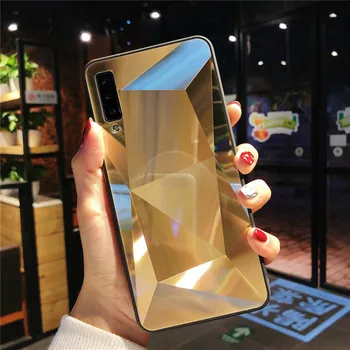 Diamond 3D Veidrodis, Telefono dėklas, skirtas Samsung Galaxy S20 Ultra S10 S8 S9 Plus S7 Krašto S10E A51 A71 A10 A30 A50 A70 10 Pastaba Pro Dangtelį