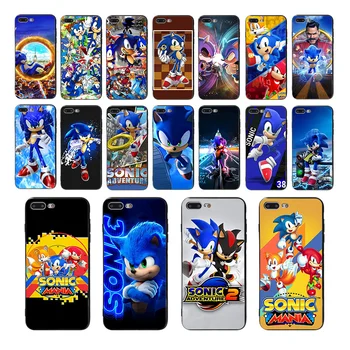 Sonic The Hedgehog Minkštas Telefono dėklas Skirtas Iphone 11 Pro Max X XS XR SE 2020 5s 10 12 8 7 6s 6 Plius Padengti TPU Apvalkalas Funda Coque