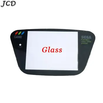 JCD Balta Juoda Plastikiniai ir Stikliniai Medžiaga, Apsauginė Ekrano Dangtelis Objektyvo Pakeitimas Sega Game Gear GG Objektyvas Raštas