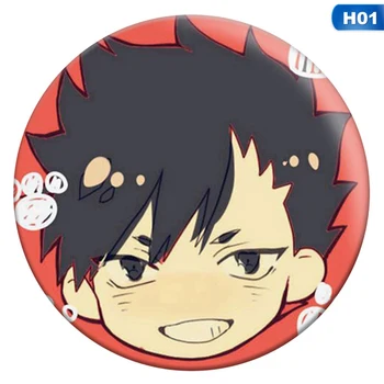 Madinga Anime Haikyuu!! Cosplay Šalies Pin Mygtuką Sagė Japonijos Anime Kolekcija Ženklelį Už Drabužių, Kuprinės