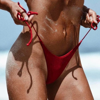 Maudymosi Kostiumėliai Moterims 2020 Karšto Seksualus Bikini Bottom Dviejų Dalių Atskiria Brazilijos Bikini Dugnų Thong Paplūdimys Maudymosi Kostiumėlį, Supjaustyti Biquini Kelnaitės