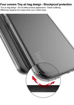 Dėl Samsung Note 20 Ultra Atveju IMAK UX-6 atsparus smūgiams Skaidrus, Minkštas Galinį Dangtelį Atveju 