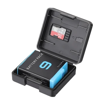 1pcs Baterijos Laikymo Dėžutė SD TF Atminties Kortelę Atveju GoPro Hero 9 8 7 6 5 4 Sesijos Xiaomi Yi MiJia 4k Eken Camera Accessories