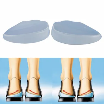 Silikono vidpadžiai orthotics X/N-tipo kojos korektorius gelio pagalve kulnas ortopedinių vidpadžių batų padas kulno lopai pėdų priežiūra