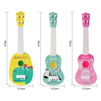 Dropship Vaikas MinUkulele Gitaros Muzikos Instrumentai Žaislas Vaikams Mokykloje Žaisti Žaidimą Muzikos Palūkanų Plėtros Žaislas Montessori Dovana