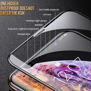 30D Visiškai Padengti Grūdinto Stiklo iPhone 11 Pro Max Stiklo X XS Max XR Screen Protector, Stiklo iPhone 6 6s 7 8 Plus X Filmas