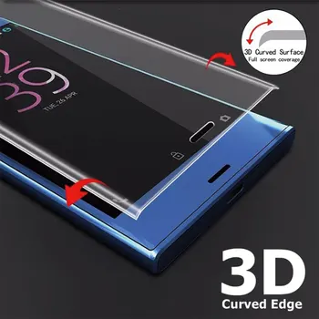 3D Išlenkti Apsauginė Plėvelė SONY Xperia XA2 Grūdinto Stiklo, Ant Xperia XA2 Ultra X A2 XA 2 XA2Ultra Pilnas draudimas Screen Protector