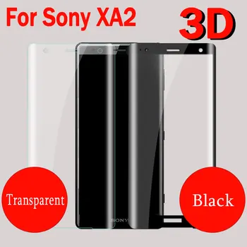 3D Išlenkti Apsauginė Plėvelė SONY Xperia XA2 Grūdinto Stiklo, Ant Xperia XA2 Ultra X A2 XA 2 XA2Ultra Pilnas draudimas Screen Protector