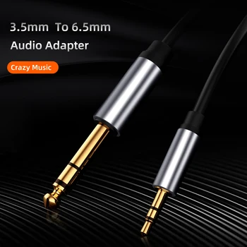 3,5 mm Jack Audio Kabelis 6.5 mm Male-3.5 Male Audio Adapteris Ausinių Jungtis, Mikrofono Gitara Pratęsimo Kabelis, 3.5 mm Skaičiuoklė