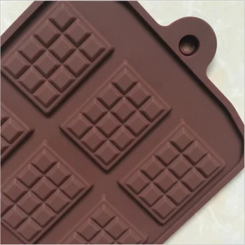 Silikoninis Mini Šokolado Blokuoti Baras Pelėsiai, Pelėsiai Ledo Plokštelėje Tortas Dekoravimo Priemonė