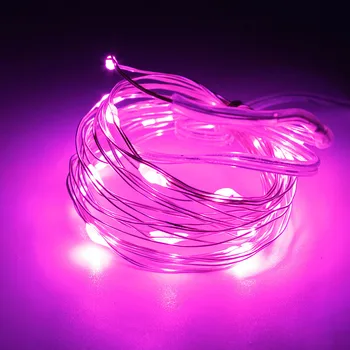 LED Žvaigždėtą String Šviesos 20 Led 2M Pasakų Micro LED Juostelės Baterija Apdailos Lempos Atostogų Vestuvių Šviesos Kalėdų Stiklo