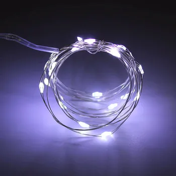 LED Žvaigždėtą String Šviesos 20 Led 2M Pasakų Micro LED Juostelės Baterija Apdailos Lempos Atostogų Vestuvių Šviesos Kalėdų Stiklo