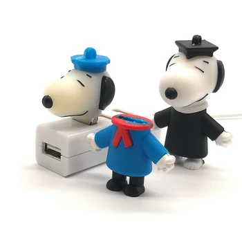 Pendrive animacinių filmų Doktorantūros šuo usb flash drive 4GB 8GB 16GB 32GB 64GB mielas muzika šuo memory stick kūrybos dovana pen ratai bellek