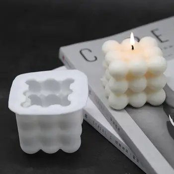 3D Silikono Žvakių Liejimo formos Rankų darbo Sojų Formos Aromaterapija Gipso Žvakės Pelėsių 