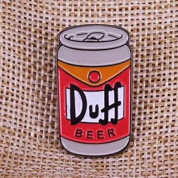 Duff Alaus Simpsonų pin ženklelis sagė Duffman Gimtadienio Dovana tėtis Baras Humoro Meno Žmogus Urvas
