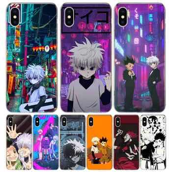 Anime Hunter x Medžiotojų Padengti Telefono dėklas Skirtas Iphone 11 12 Mini Pro 7 6 X 8 6S Plus XS MAX + XR 5S SE 10 9 Str TPU Coque 