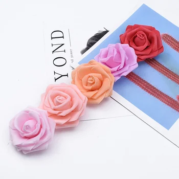 10 Vienetų putų dirbtinės gėlės, vestuvių dekoravimas, namų dekoravimo reikmenys saldainių dėžutė sagė rožės vazos Girliandas dovanos 