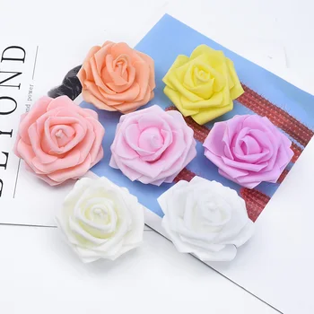 10 Vienetų putų dirbtinės gėlės, vestuvių dekoravimas, namų dekoravimo reikmenys saldainių dėžutė sagė rožės vazos Girliandas dovanos 