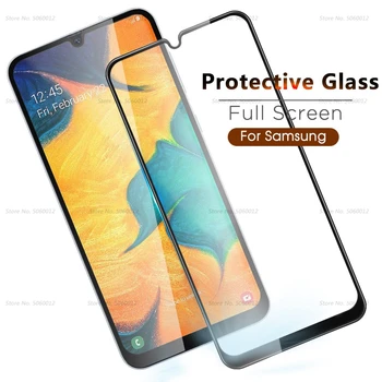 9D Lenktas Grūdintas Stiklas Samsung Galaxy A50 A30 A51 A71 Screen Protector For Samsung M10 M20 M30 A70 A40 A60 A80 A90 Stiklo