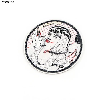 A3757 Patchfan Filmą, Animacinį skaitalas Merginos Geležies Pleistrai Drabužių Lipdukas Embroideried Kratinys Priedai, emblemos