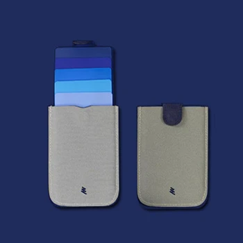 Naujas DAX V2 kortelės turėtojas Mini Slim Portable Kortelės Turėtojams Ištraukė Dizaino Vyrų Piniginės Gradiento Spalvos, 5 Kortelių Pinigų Trumpą Moterų Rankinėje