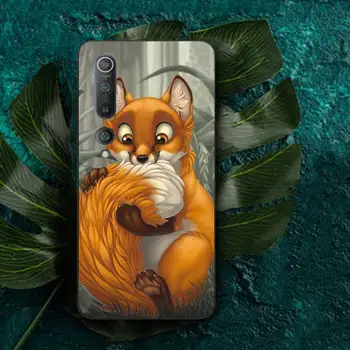 LVTLV Mielas animacinių filmų gyvūnų fox Telefoną Atveju RedMi pastaba 4 5 7 8 9 pro 8T 5A 4X atveju