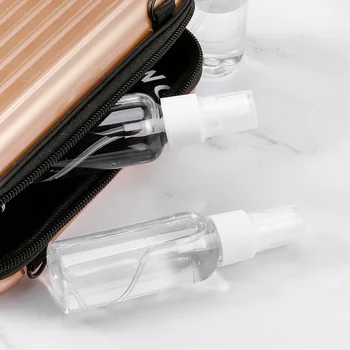 DUcare 6PCS Skaidrus Tuščias Purškimo Buteliai 50ml Plastiko Mini Daugkartiniai Bakas Tuščias Kosmetikos Konteineriai
