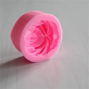 1 vnt 3.5x3.5x1.6cm Amatų Cupcake 3D Rožių Gėlių Minkštas Silikoninis Pelėsiai, Pelėsiai Kepimo Pyragas Slapukus Forma Šokolado Muilas Cukraus