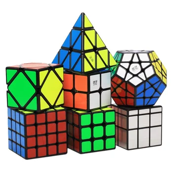 QIYI Magic Cube 2x2x2 3x3x3 4x4x4 5x5x5 Greitis Magija Kubeliai Įspūdį Cubo Žaislų, Vaikai, Vaikams, Dovanų Žaislų Suaugusiems